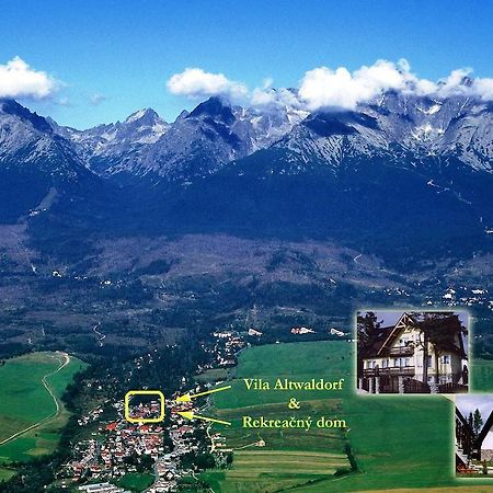 Rekreacny Dom Altwaldorf Vysoke Tatry Villa Stará Lesná Dış mekan fotoğraf